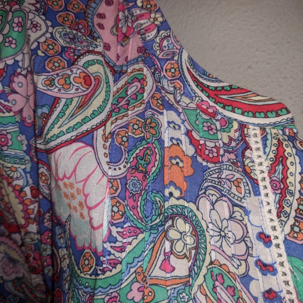 Talbots, NEW tunic top, large NEW With Tags - Picture 7 of 8